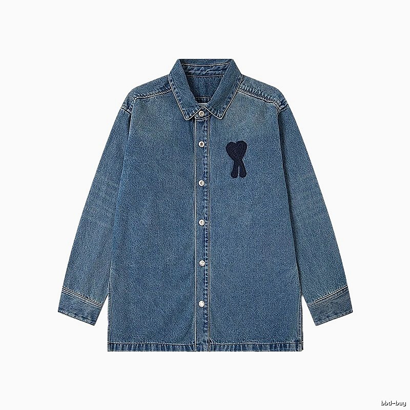 AMI Love Denim Shirt