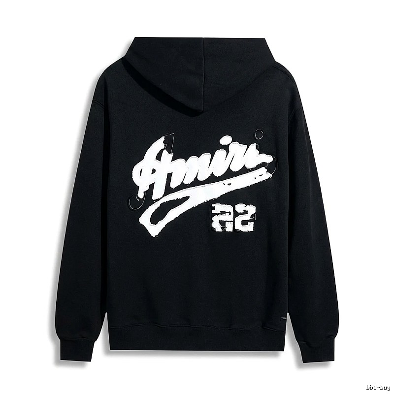 AMIRI Graffiti Style Black Hoodie