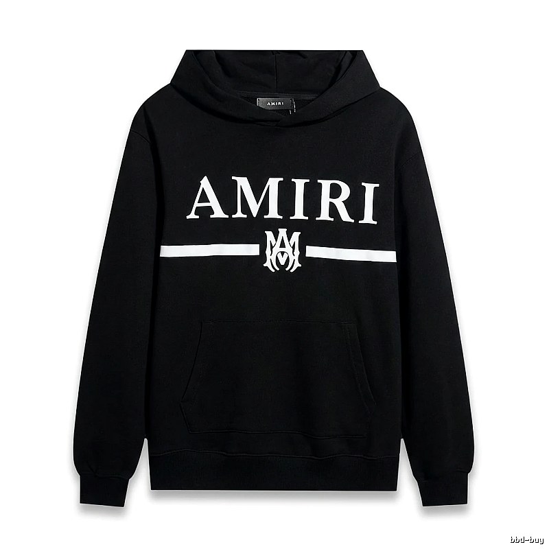 AMIRI Letter Print Black Sweatshirt