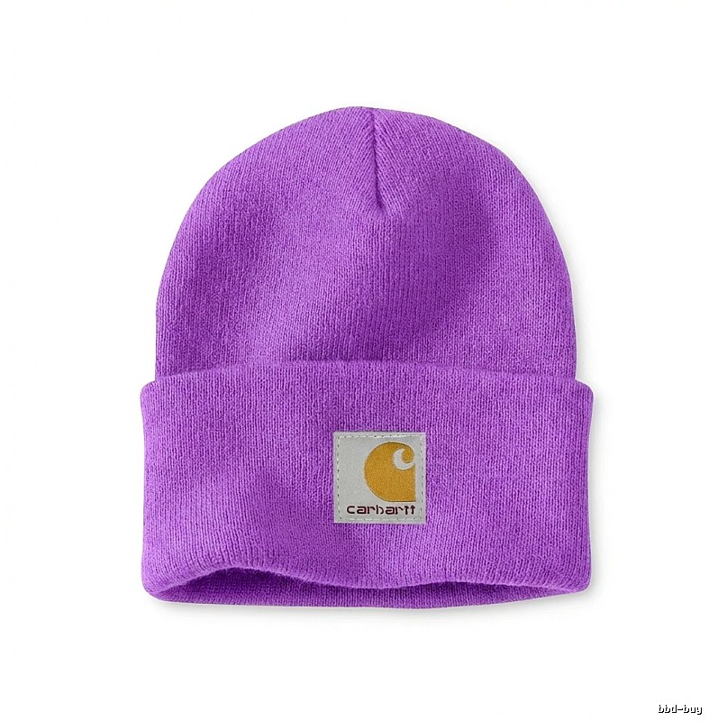 Carhartt basic purple beanie