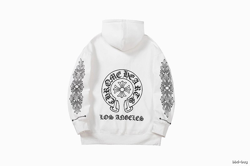 Chrome Hearts Daily Cross graphic hoodie Black Blue Cross for City Outfits
