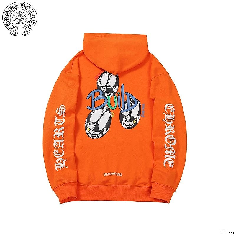 Chrome Hearts Logo Detail Cross graphic hoodie Black Blue Cross with Relaxed Feel