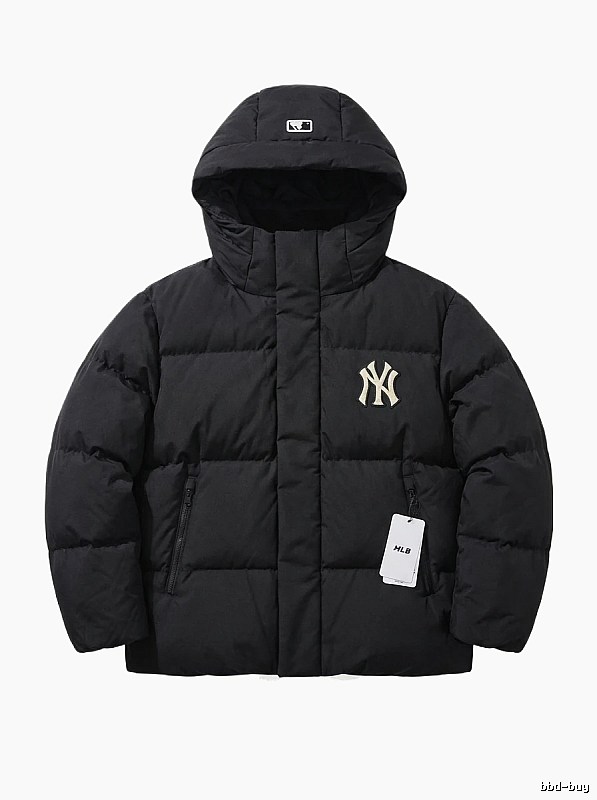 Classic black down jacket of MLB