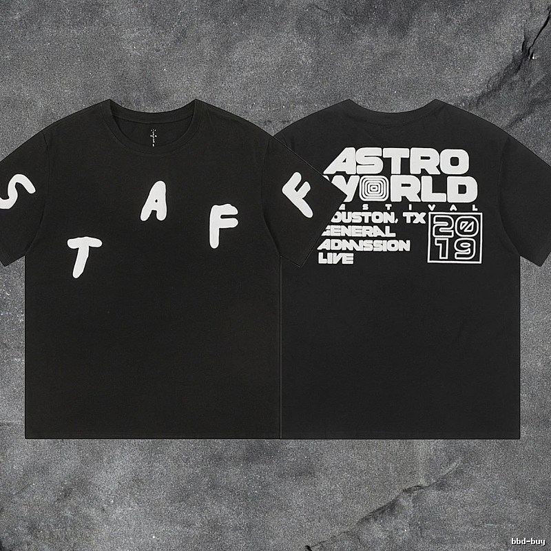 Denim Tears Black Graphic T-Shirt Summer Styling