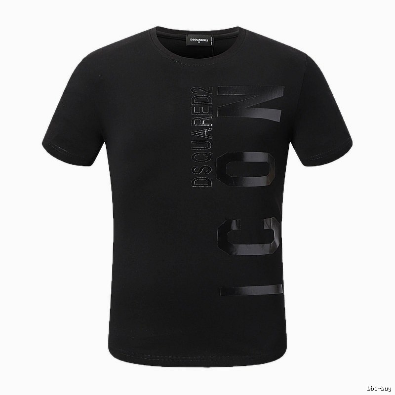DSQUARED2 ICON Streetwear Black Short-sleeve T-shirt