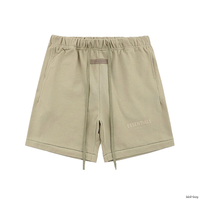 ESSENTIALS Basic Khaki Shorts