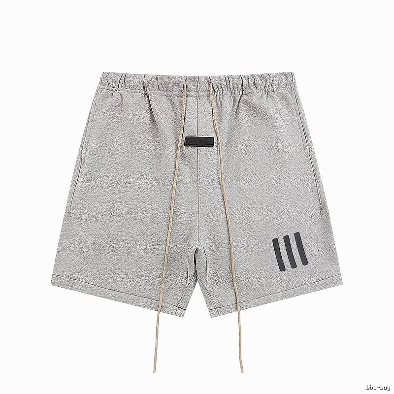 ESSENTIALS minimalist style grey shorts