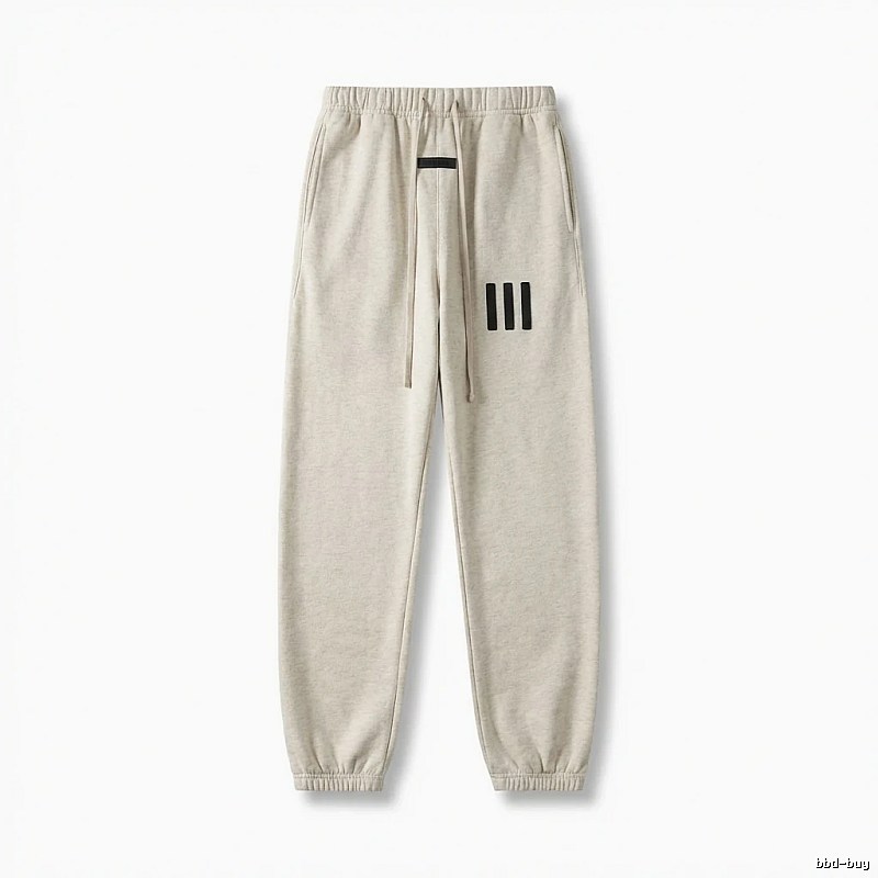 ESSENTIALS minimalist style light gray sweatpants