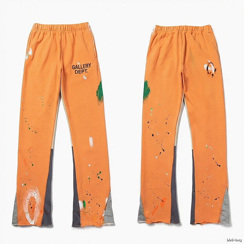 Gallery Dept Graffiti Style Orange Pants