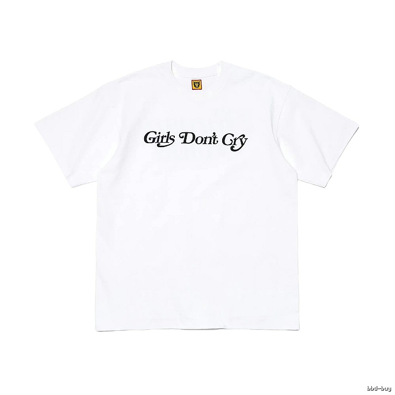 HUMAN MADE Co-branded Japanese Streetwear White Printed T-Shirt