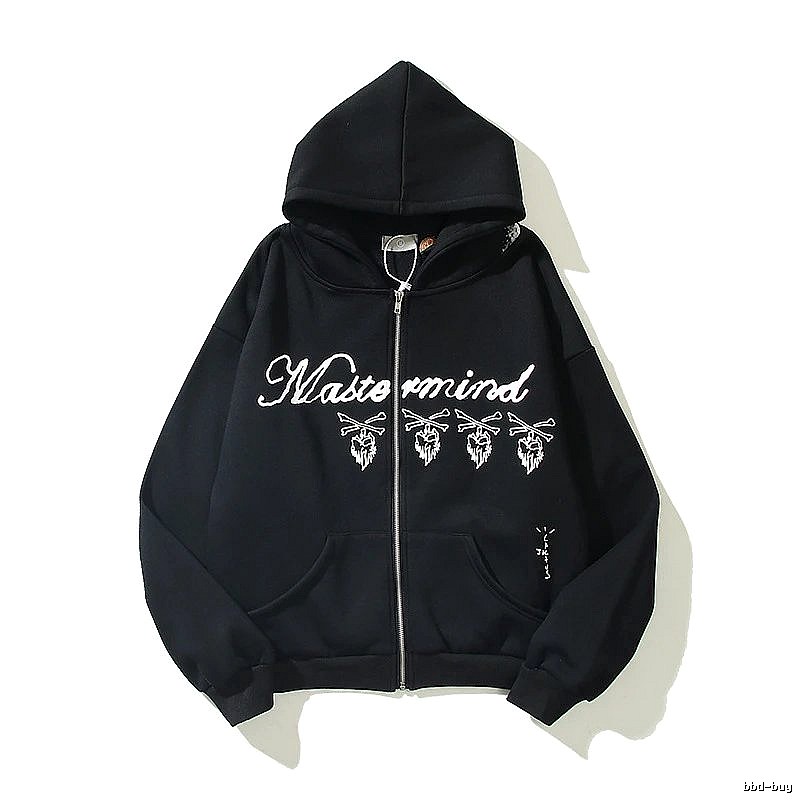 Mastermind Black Zip Hoodie Daily Styling Graphic