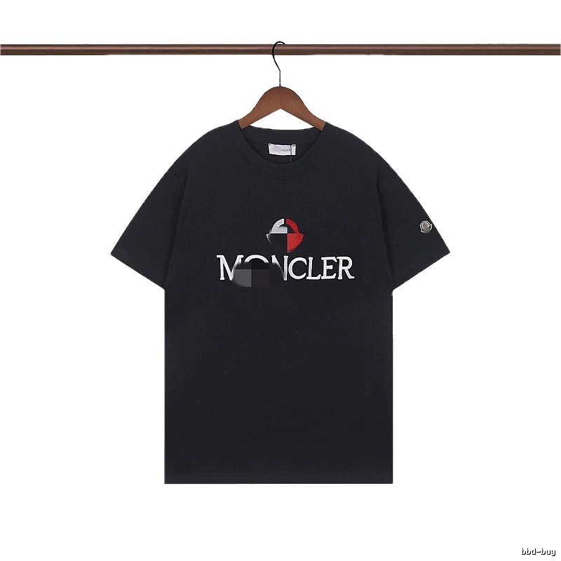 Moncler Printed Casual Black Short-sleeve T-shirt