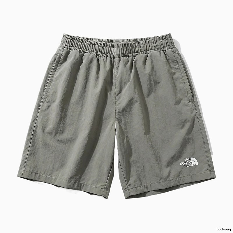 North Face casual style gray-green shorts