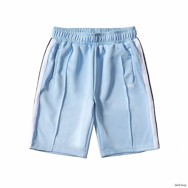 Palm Angels Travel Track shorts Black Side Stripe with Modern Look