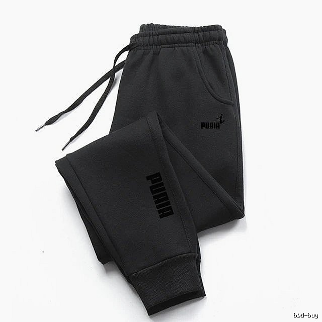 Puma Classic Sweatpants Black Drawstring Sweatpants for Daily Styling