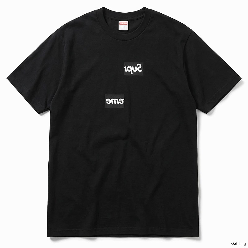 Supreme classic black T-shirt