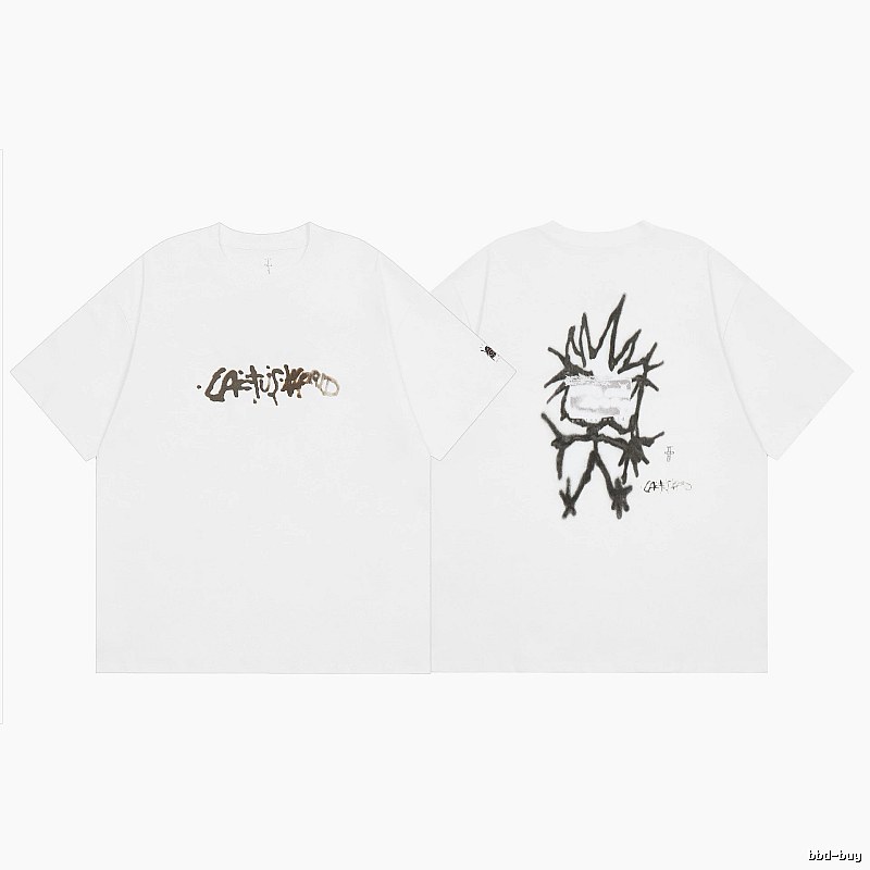 Travis Scott Gift Ready Graphic T-shirt Brown Travis Scott with Standout Detail