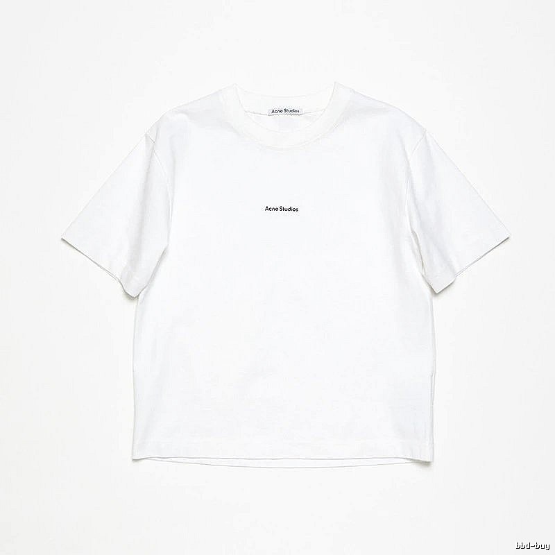 Acne Studios 2090-80 White Style Ac908042 Stockholm Logo T-Shirt Statement Graphic