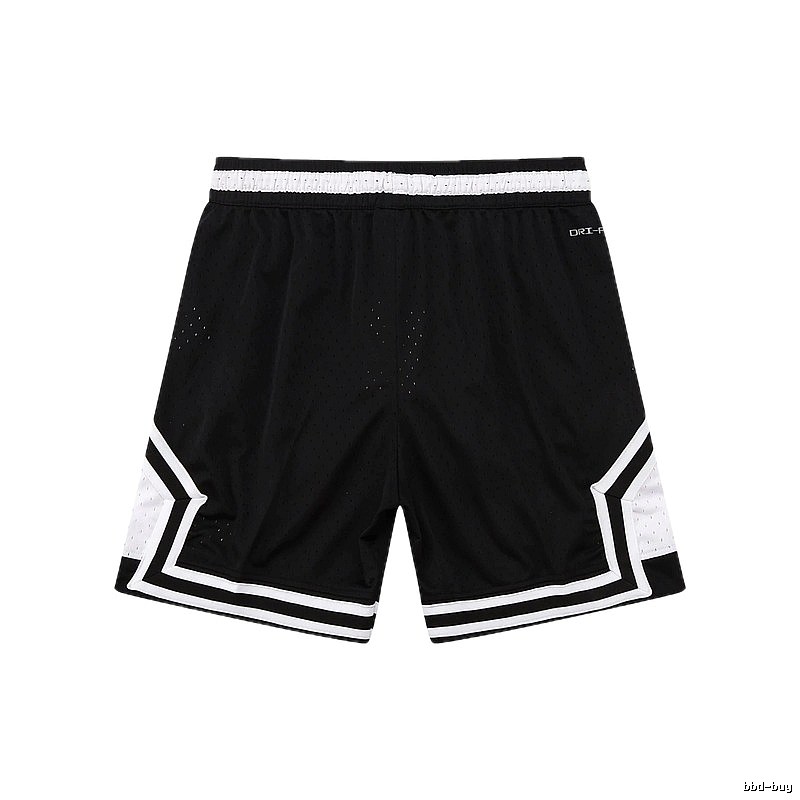 AJ Sporty Black and White Shorts