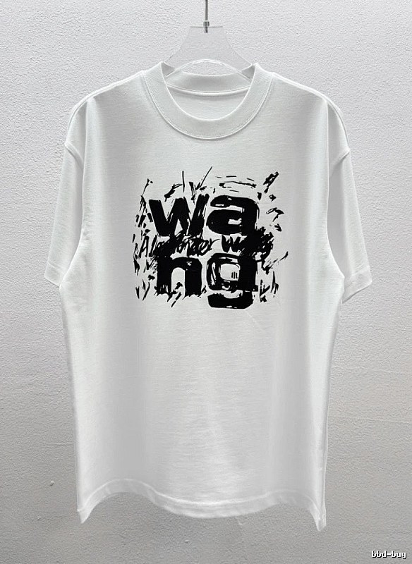 Alexander Wang Graffiti Street Style White T-Shirt