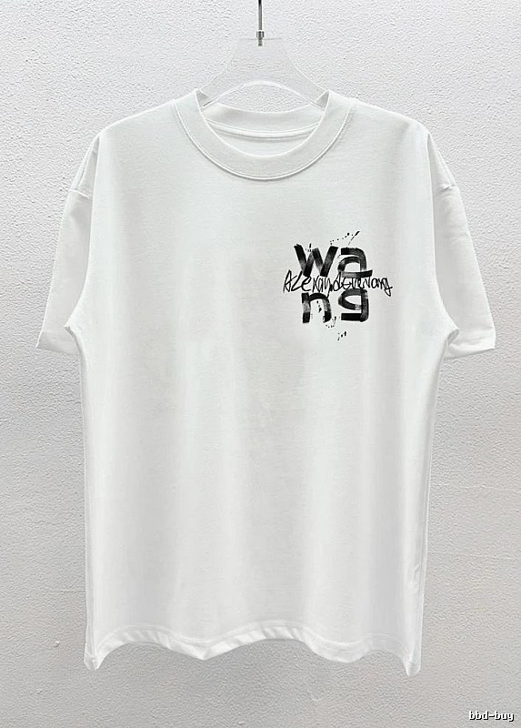 Alexander Wang Graffiti Street Style White T-Shirt