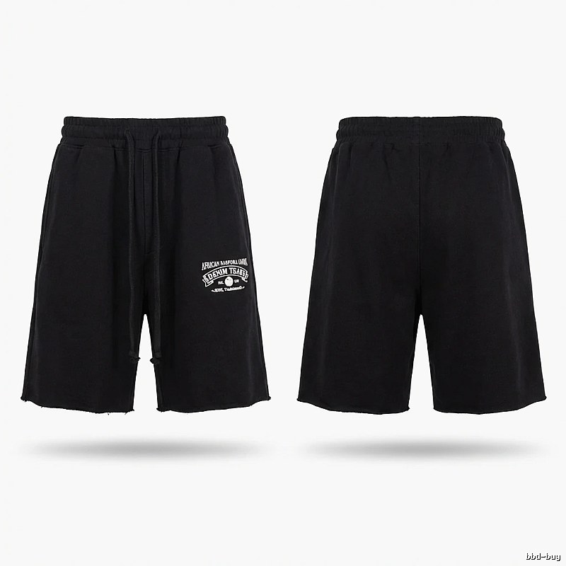 American casual black shorts of DENIM TEARS