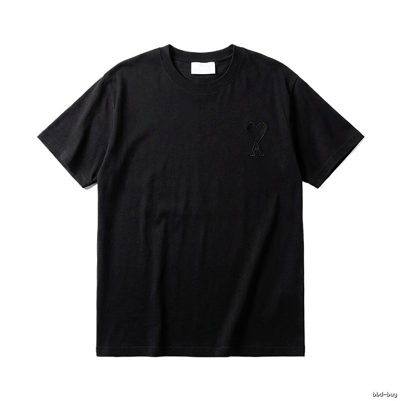 AMI Basic Simple Black T-shirt
