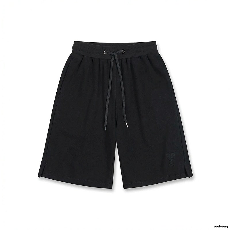 AMI casual style black shorts