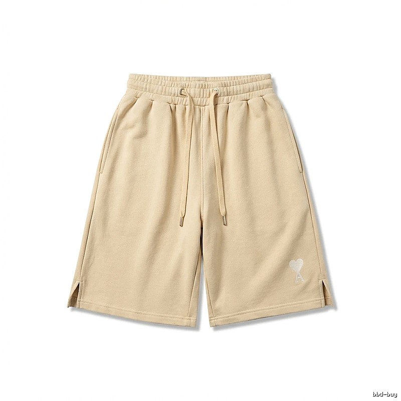 AMI casual style khaki shorts
