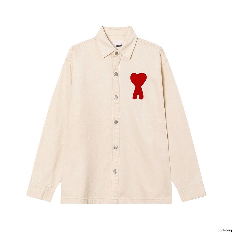 AMI Embroidered Love Wind Shirt
