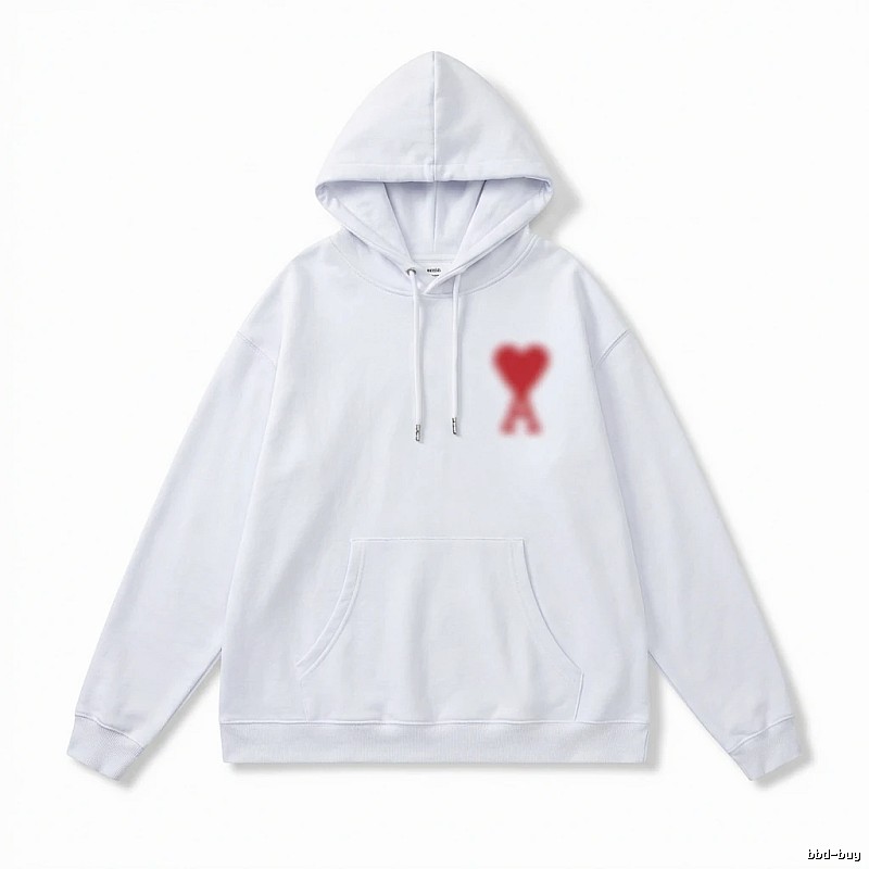 AMI Love Print Hoodie