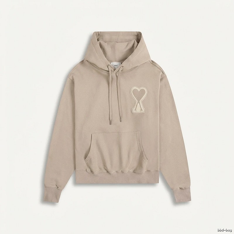 AMI Love Trend Brand Beige Sweatshirt