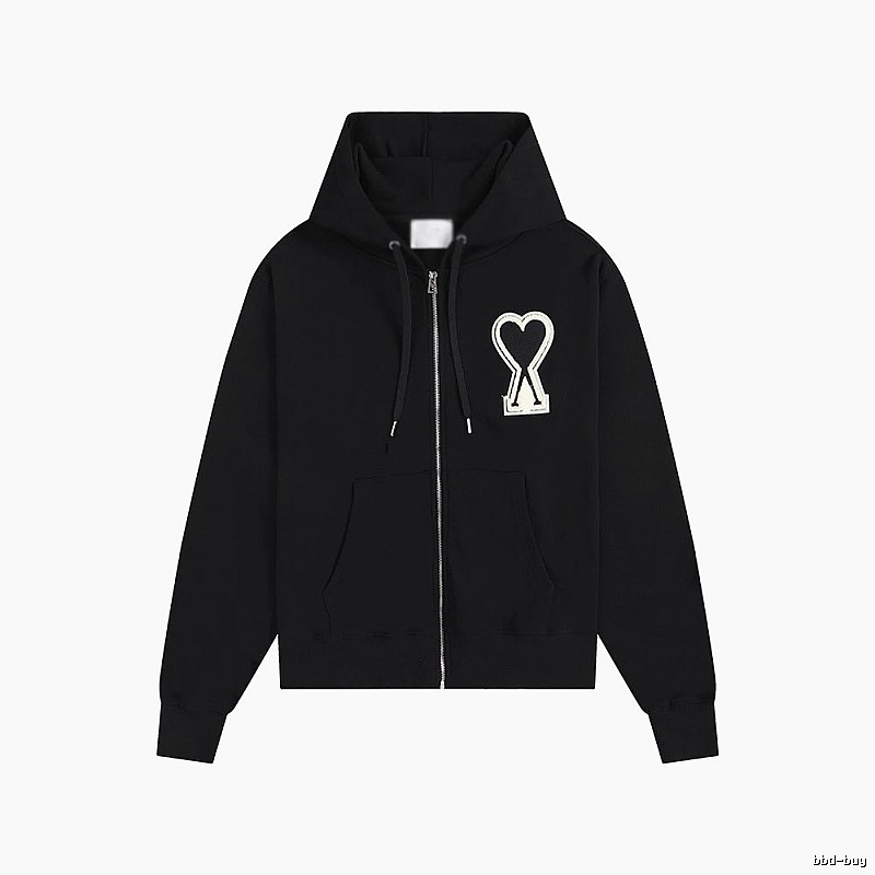 AMI Love Trendy and Cool Black Sweatshirt