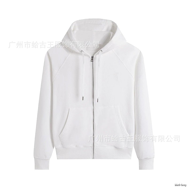 AMI minimalist style white hoodie