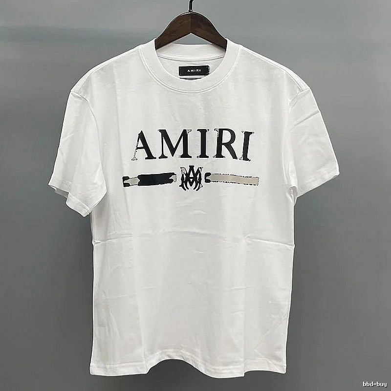 Amiri Bar-Letter Graphic White Records Graphic T-Shirt Commuter Look