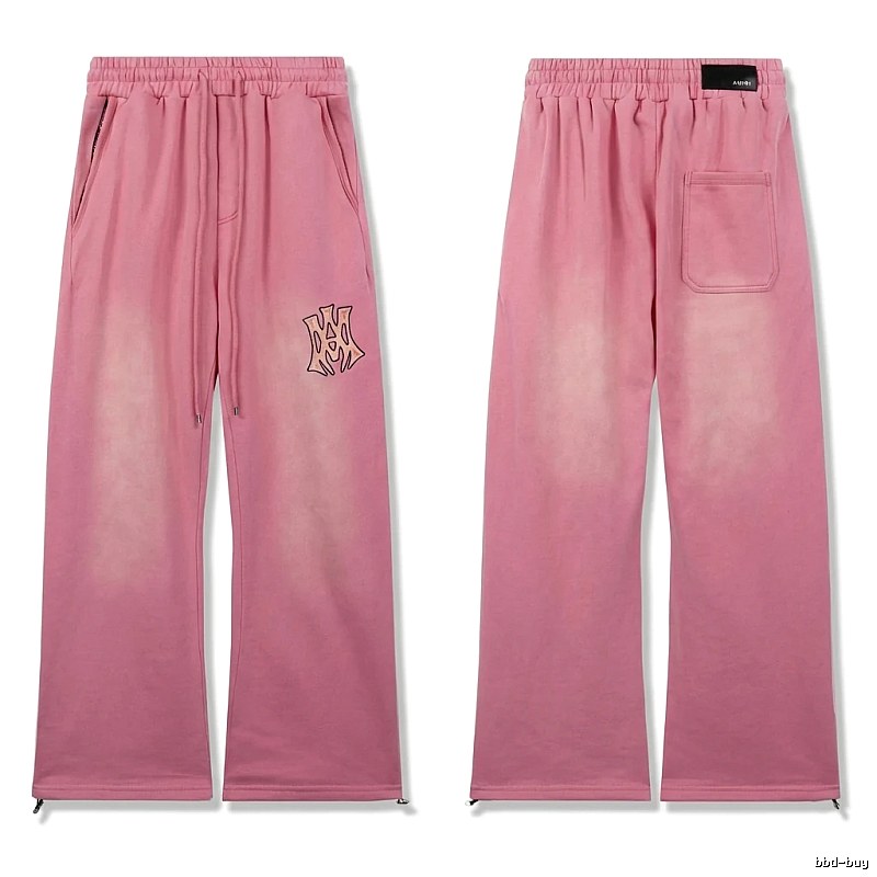 AMIRI casual style pink long trousers