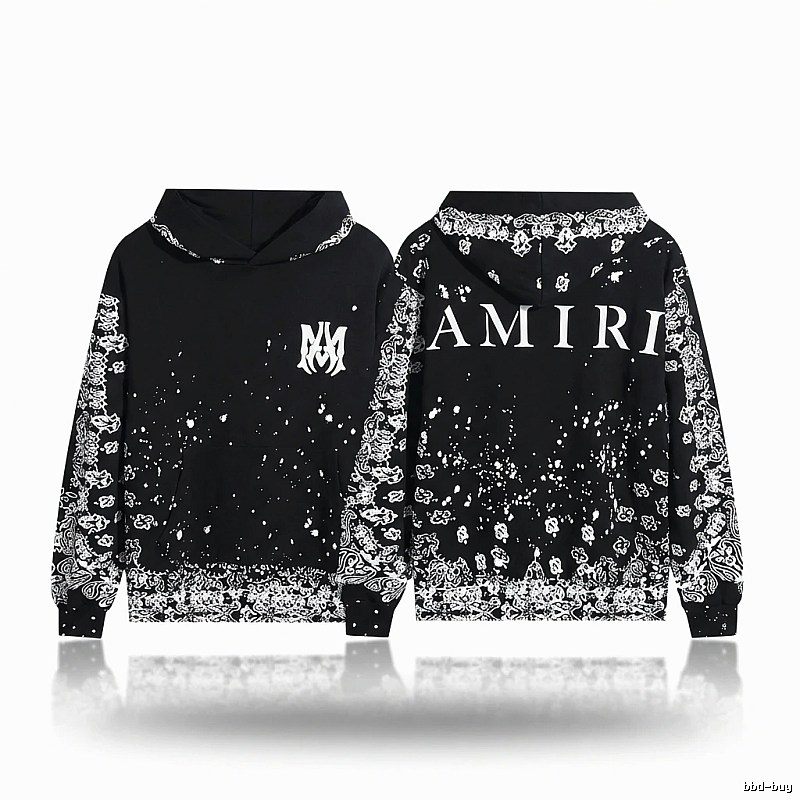 AMIRI Dark Style Cashew Flower Sweatshirt