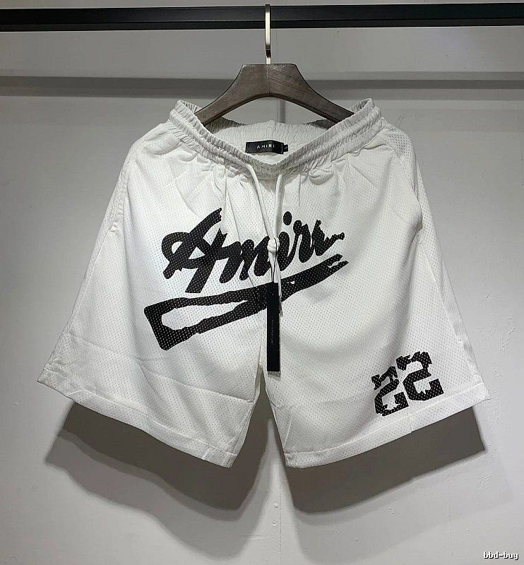 AMIRI Graffiti Street Style White Shorts