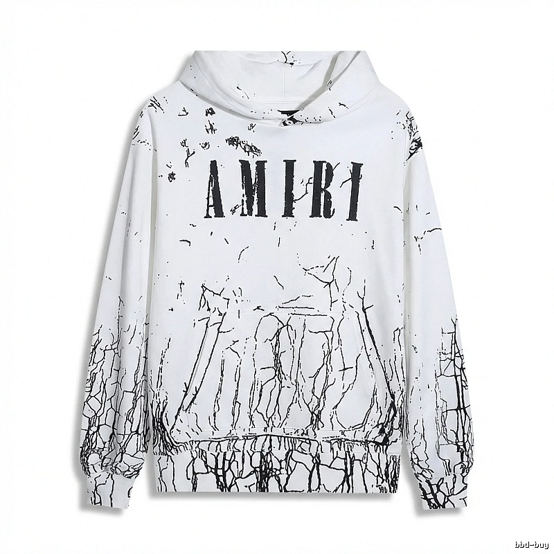 AMIRI Graffiti Style White Sweatshirt
