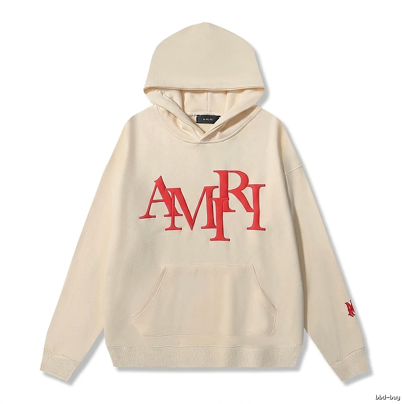 AMIRI Letter Style Beige Sweatshirt