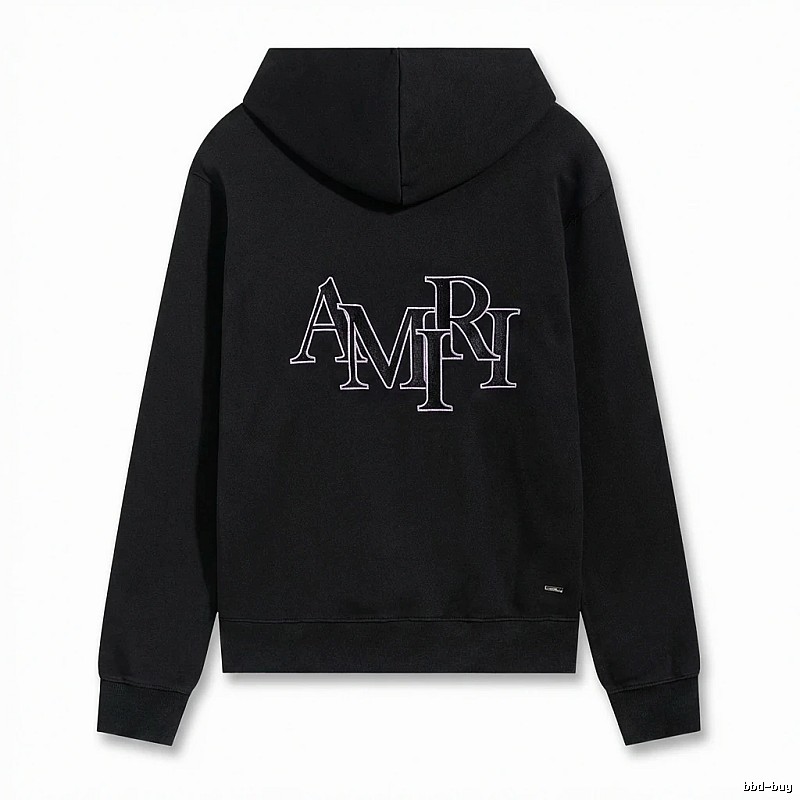 AMIRI letter-style black sweatshirt
