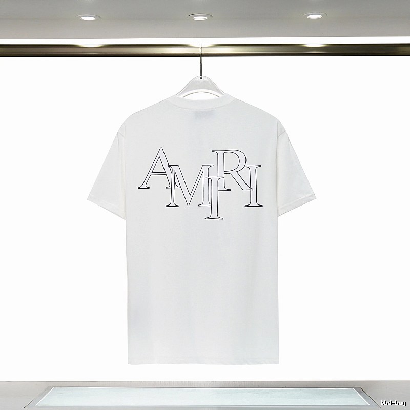 Amiri Relaxed Graphic T-shirt White Blue Amiri with Versatile Design