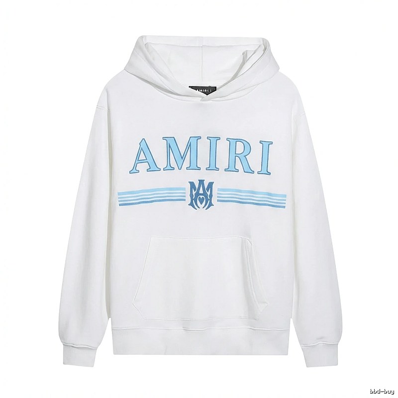 AMIRI simple style white hoodie