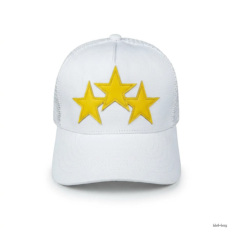 AMIRI Starry Trendy Cool Style White Hat