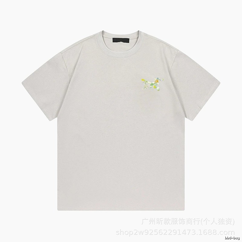 Arc'teryx Casual Light Grey Floral Short-sleeve T-shirt