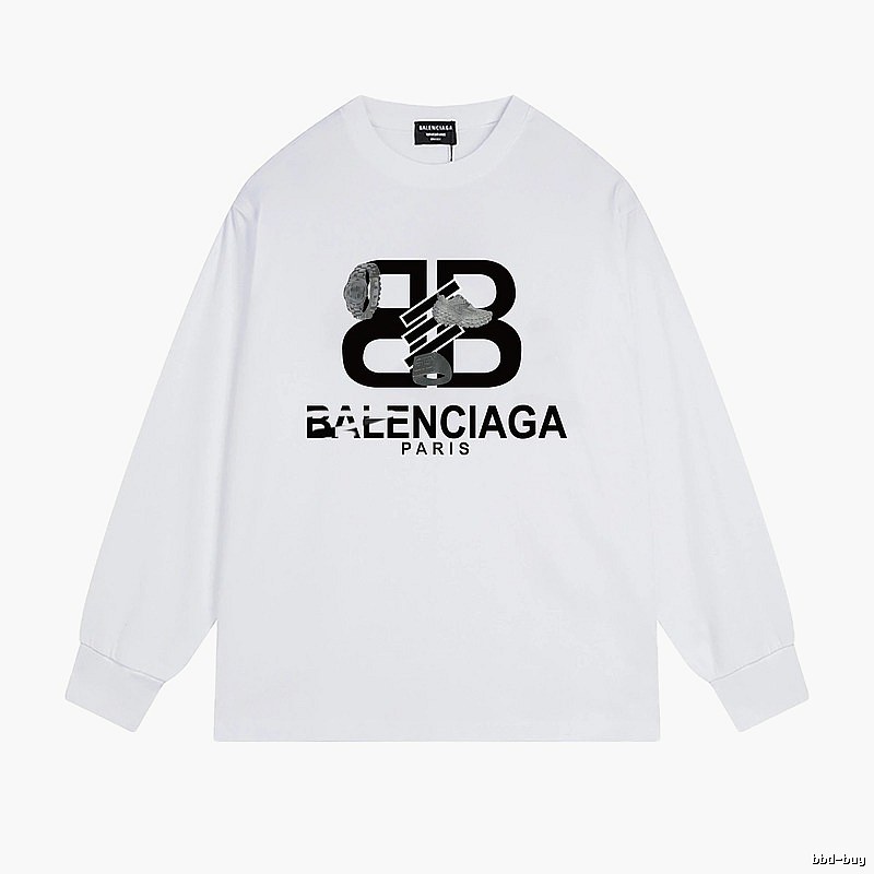 Balenciaga BB Series Simple White T-shirt