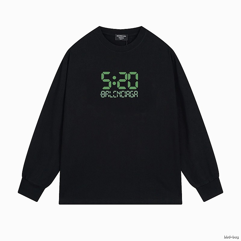 Balenciaga digital style black sweatshirt
