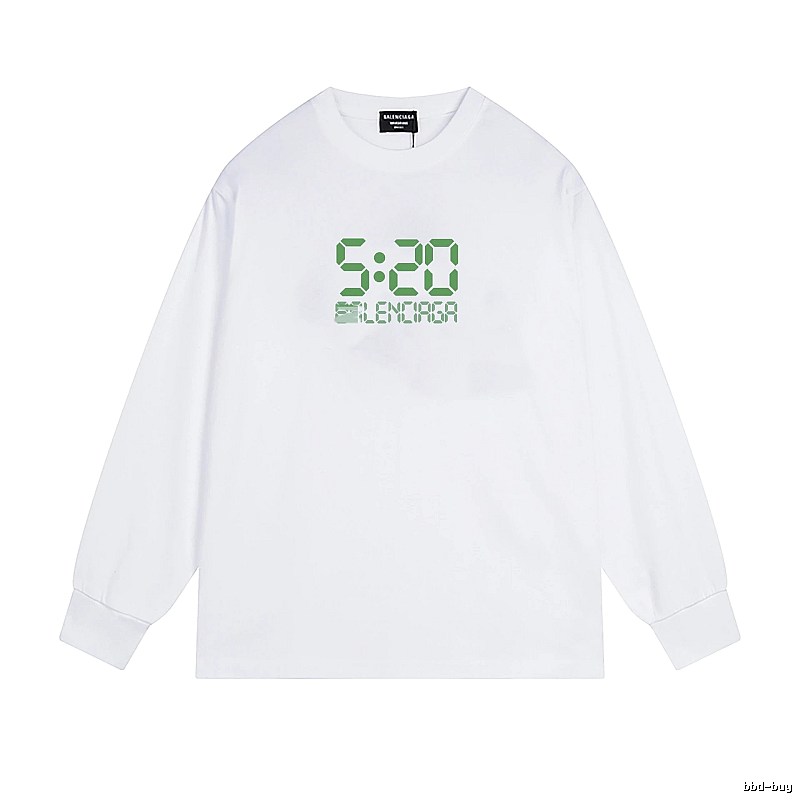 Balenciaga digital-style white T-shirt