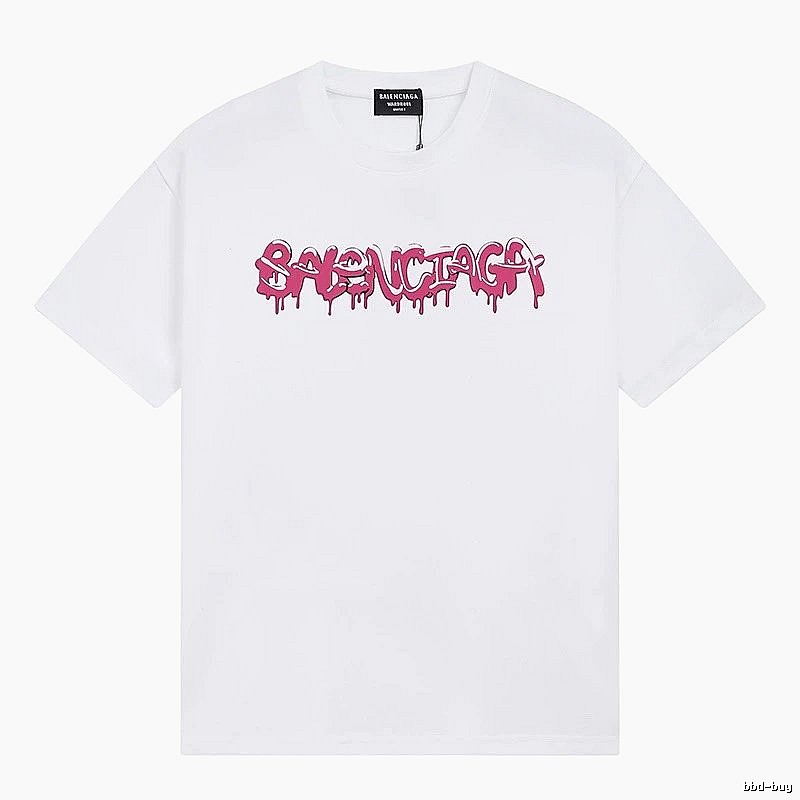 Balenciaga Graffiti Street Style White T-shirt