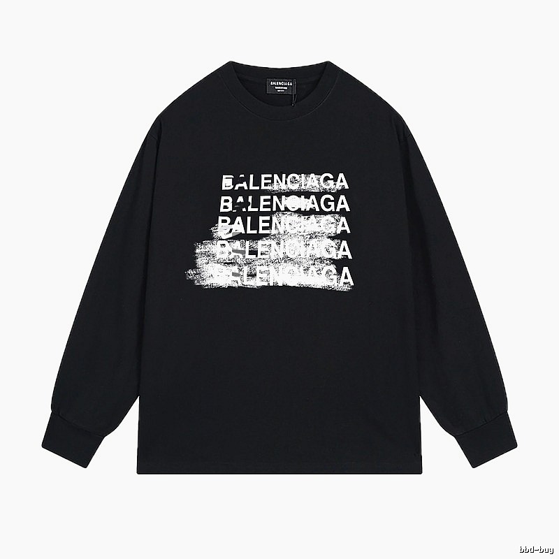 Balenciaga graffiti-style black T-shirt